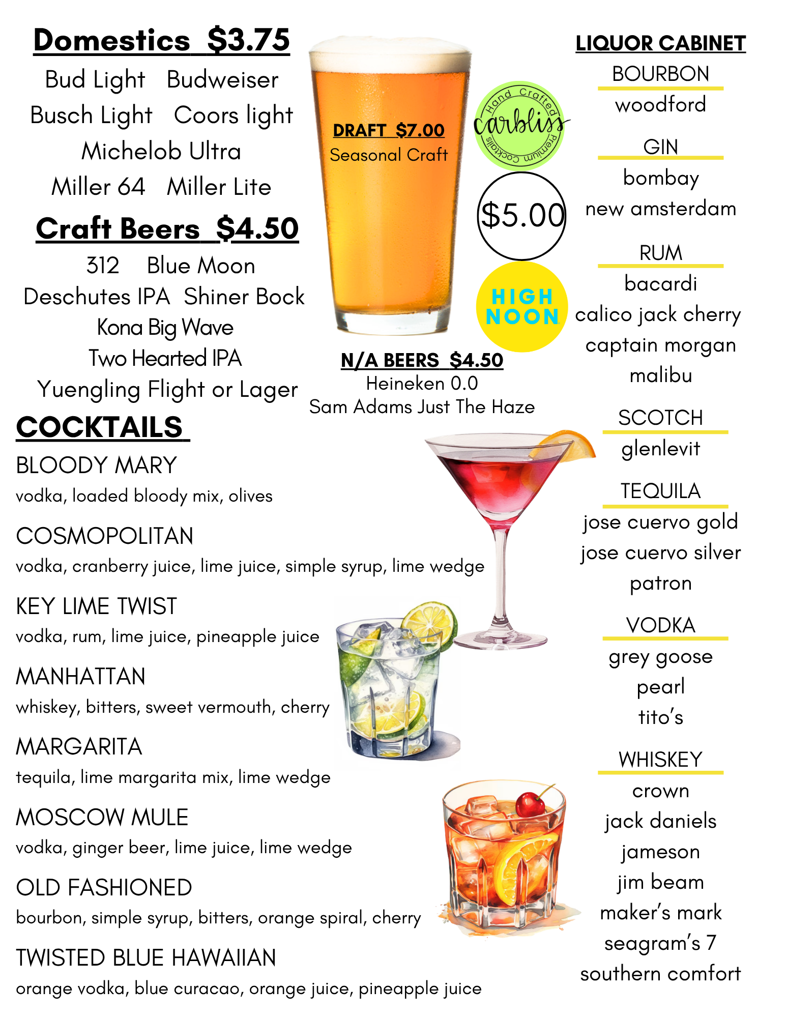 beer & cocktails
