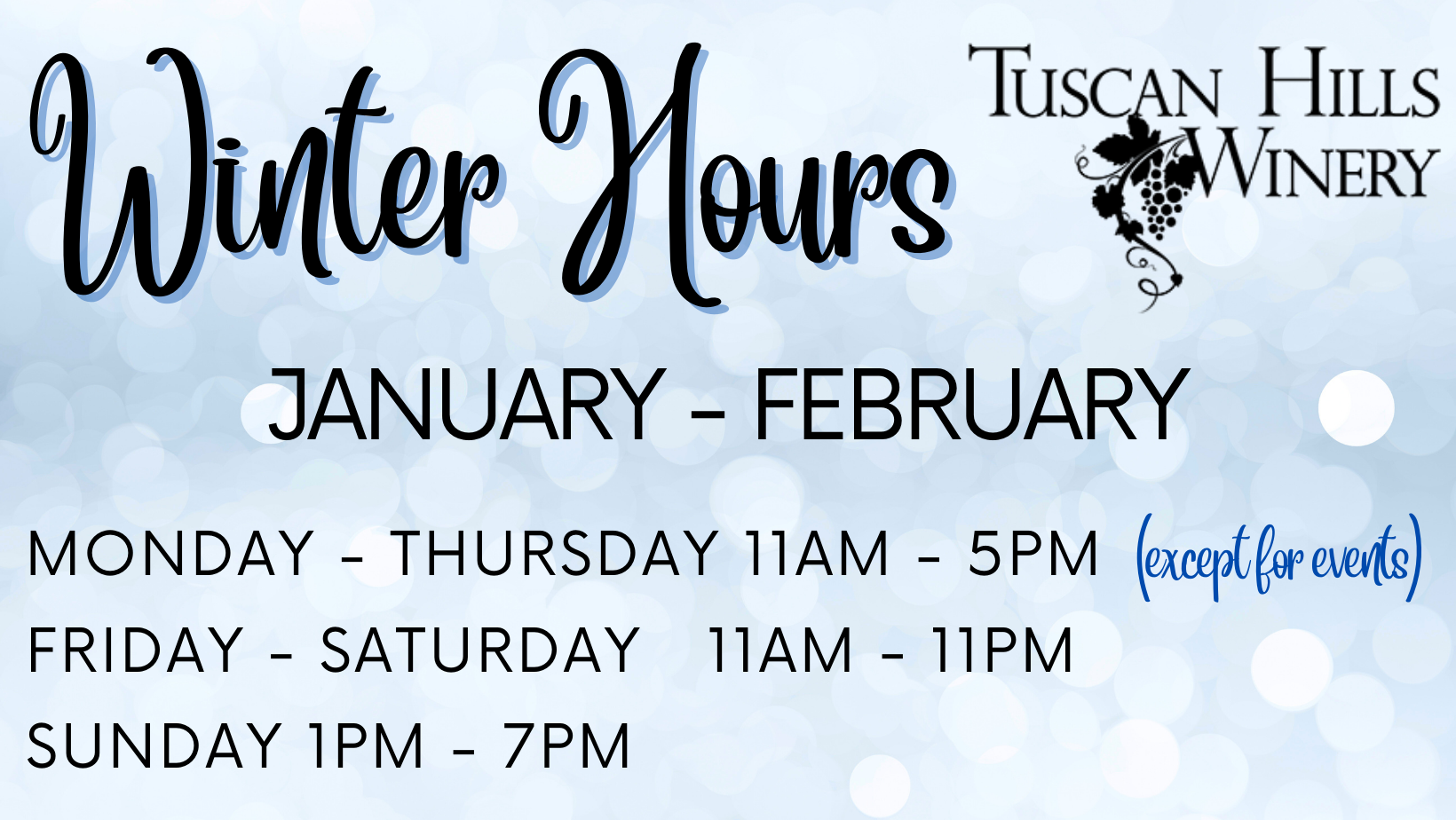 winter hours
