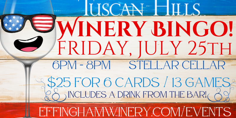 Winery Bingo