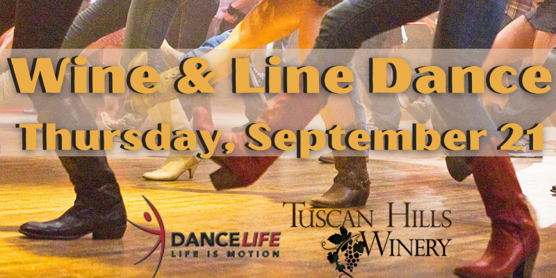 wine and line dance 09.21