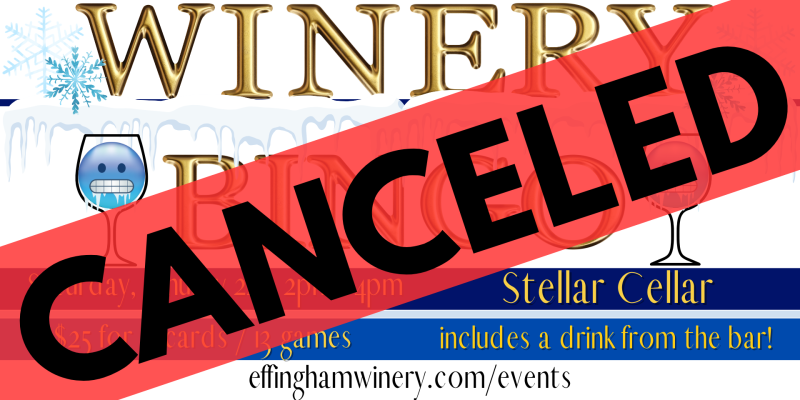 Winery Bingo January