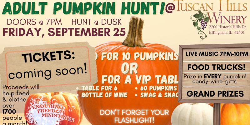 ADULT PUMPKIN HUNT