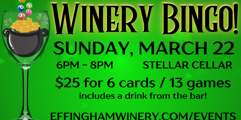 Winery Bingo March